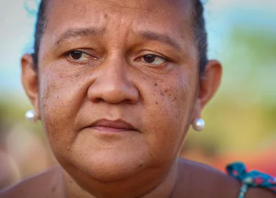 Dona Elisângela Ferreira, mãe do Aderlan Ferreira