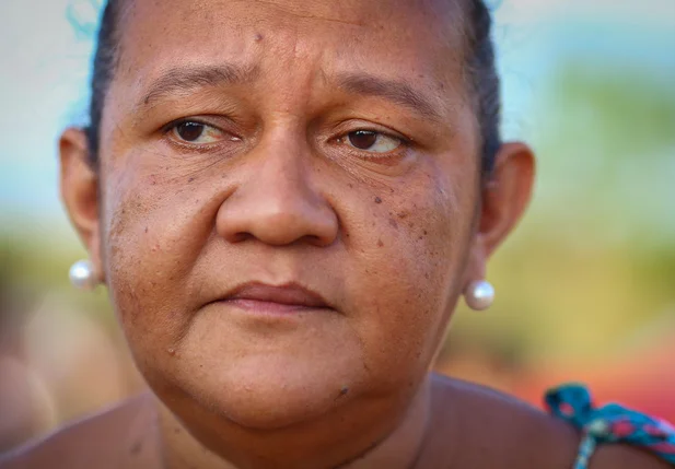 Dona Elisângela Ferreira, mãe do Aderlan Ferreira