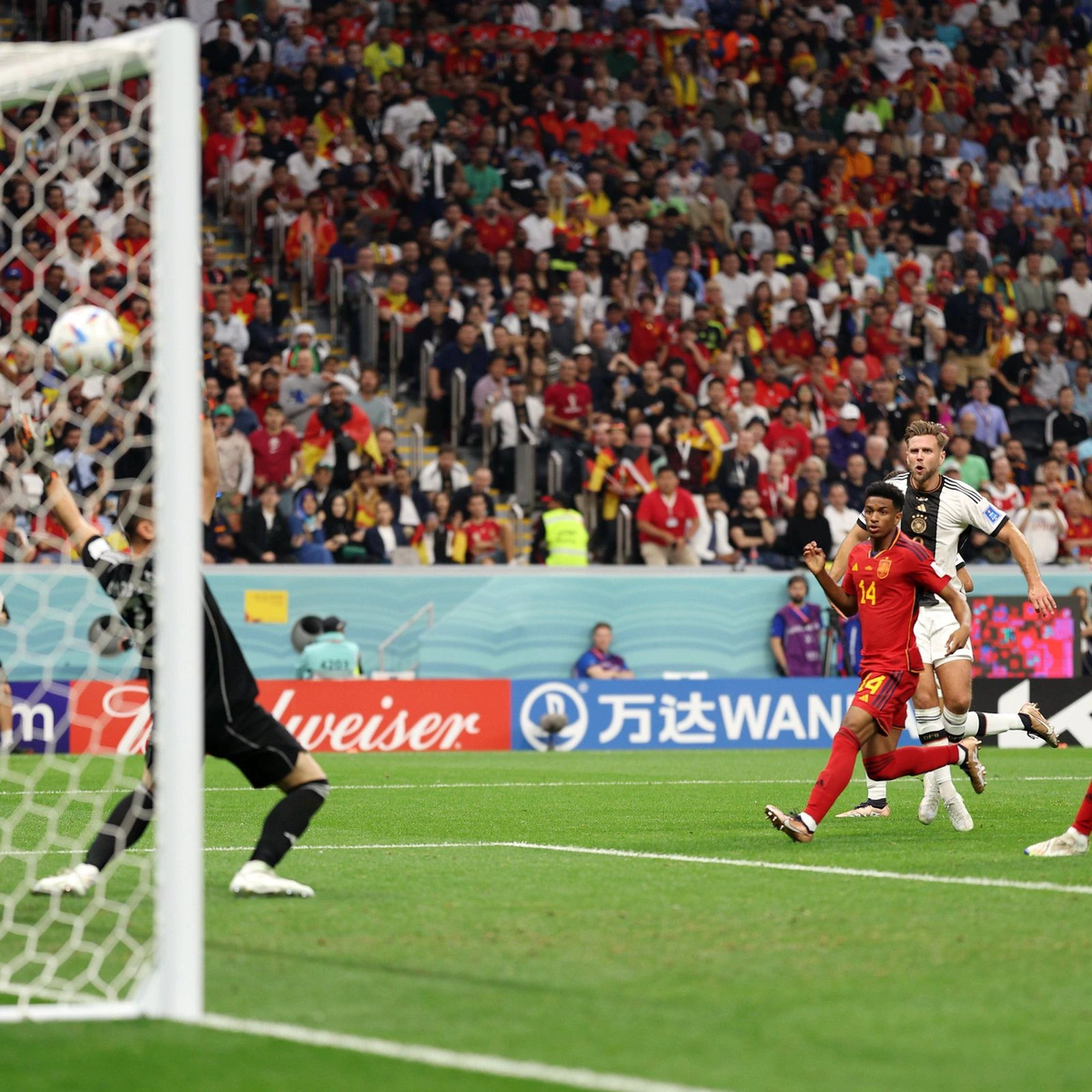 Espanha e Alemanha na Copa do Mundo do Catar