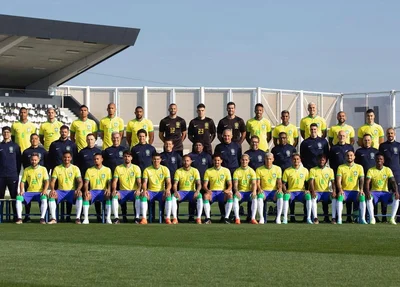 Foto oficial da Seleção Brasileira para a Copa do Mundo