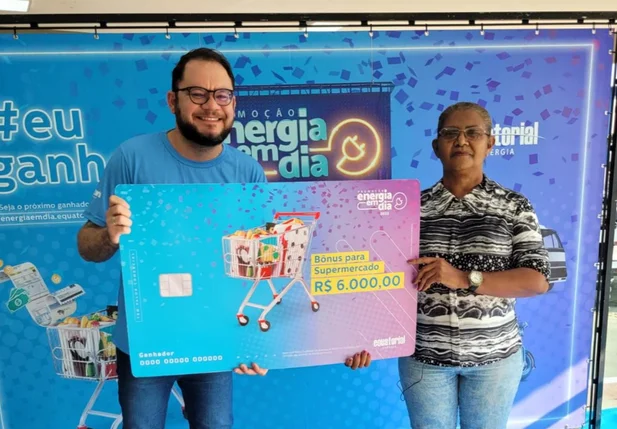 Ganhadora do prêmio de R$ 6 mil da Equatorial Piauí