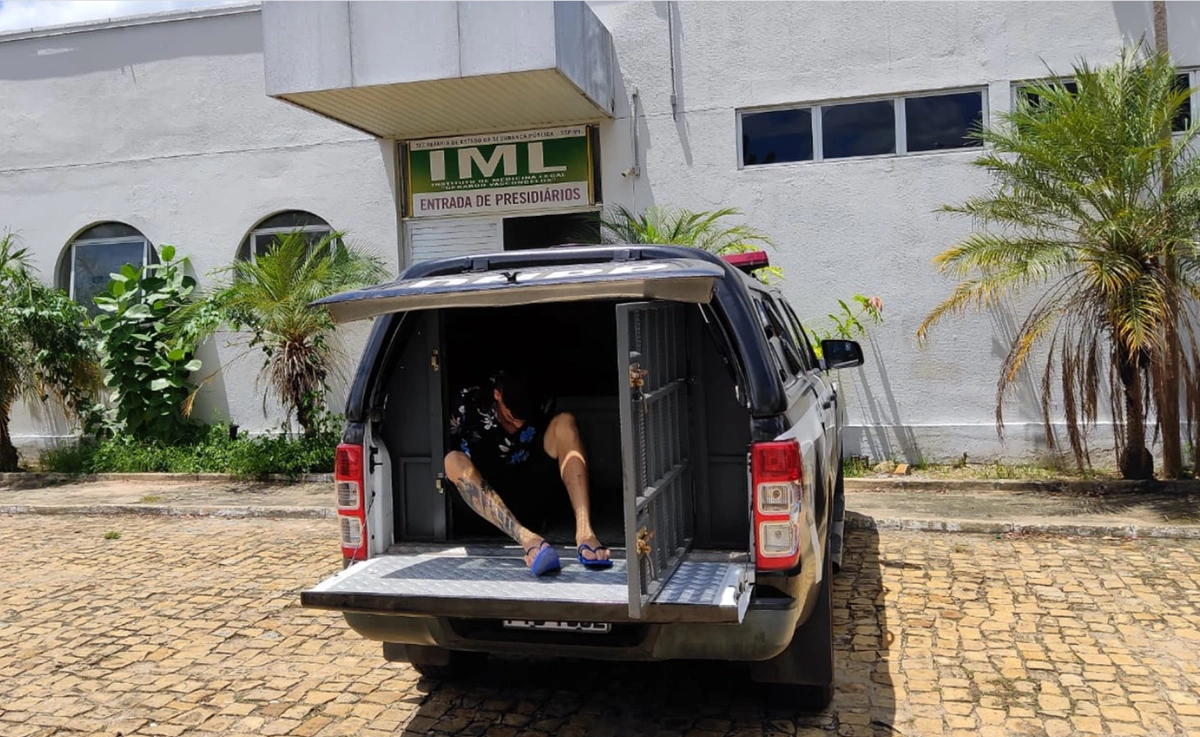 Geovane Pereira da Silva passou pelo IML antes de ser encaminhado para o presídio