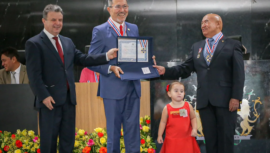 Homenageado no Tribunal de Justiça