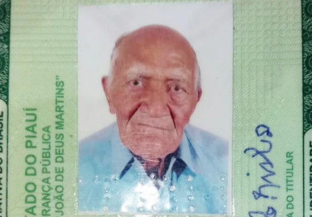 Idoso que morreu em incêndio em Joaquim Pires