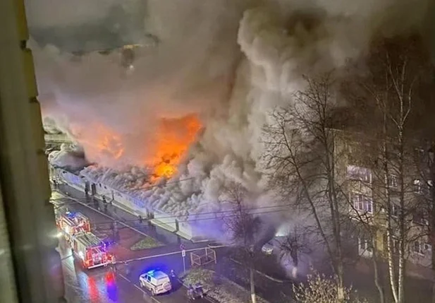 Incêndio na Rússia