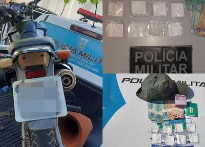 Itens apreendidos pela PM em Santa Cruz do Piauí