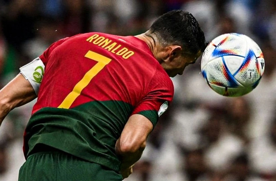Lance do Cristiano Ronaldo contra o Uruguai