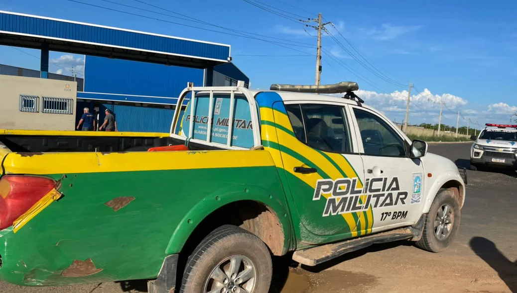 Local do acidente fica em frente a empresa Transbono