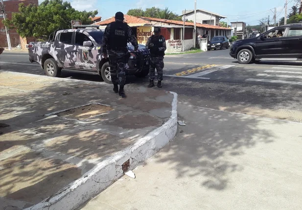 Local onde aconteceu o crime em Luís Correia