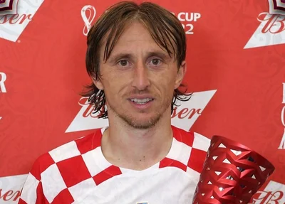 Luka Modric é eleito o melhor jogador da partida entre Croácia e Marrocos