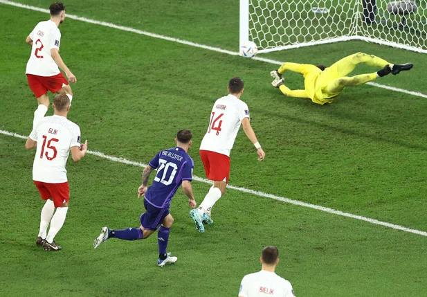 Mac Allister marcou o segundo gol para os argentinos