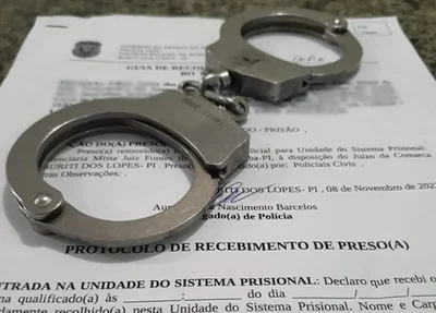 Mandado de prisão cumprido pela Polícia Civil