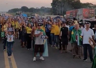 Manifestação na BR-364 em Rondônia