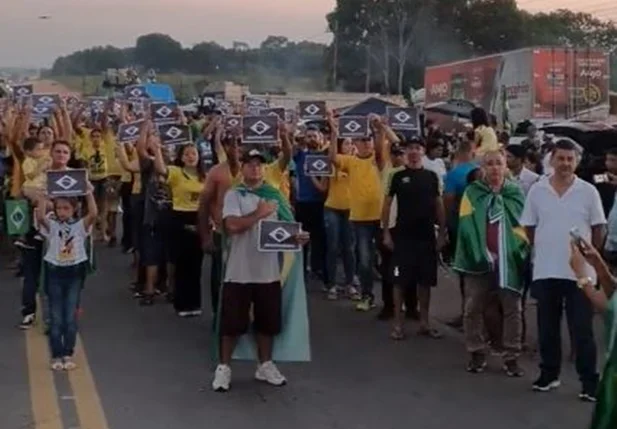 Manifestação na BR-364 em Rondônia