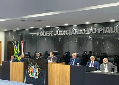Mesa de honra na solenidade no Encontro do Copedem