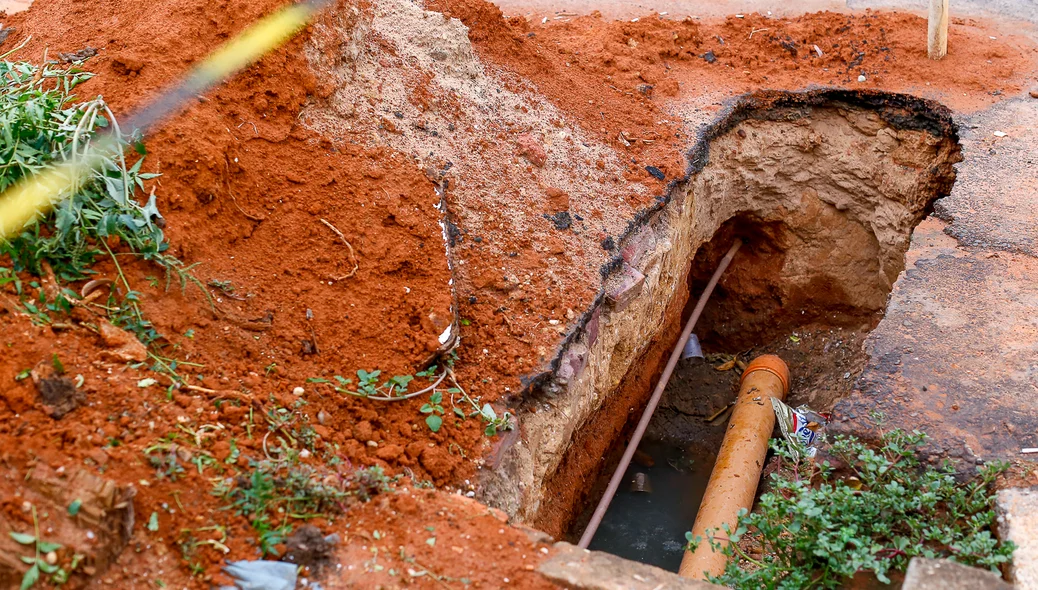 Morador reclama da nova ligação de esgoto da Águas de Timon