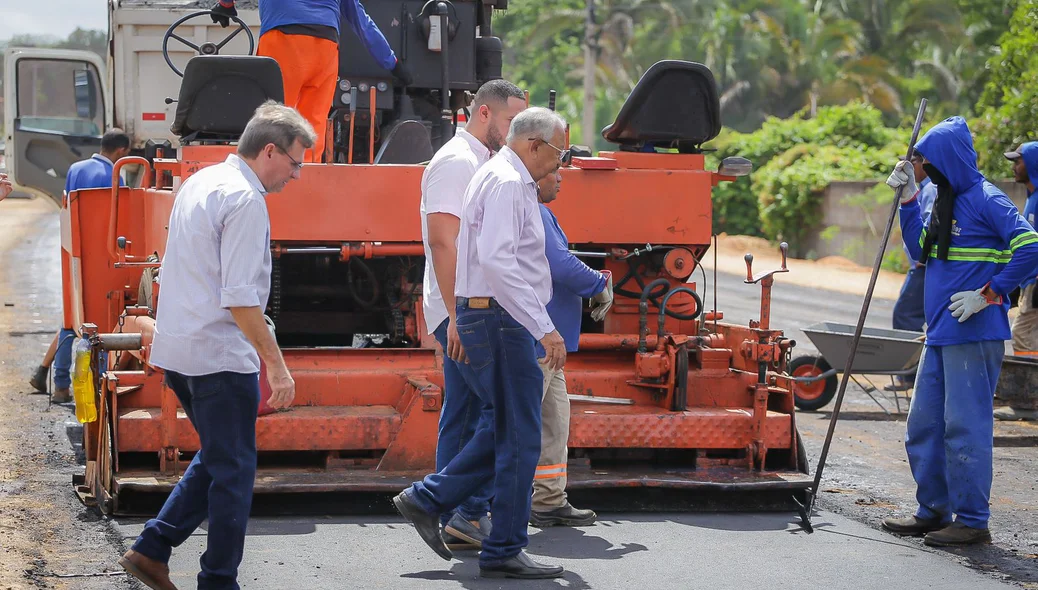 Obra da Via Sul em Teresina