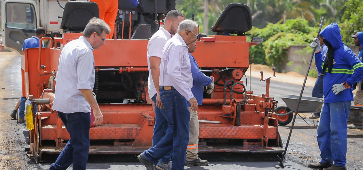 Obra da Via Sul em Teresina