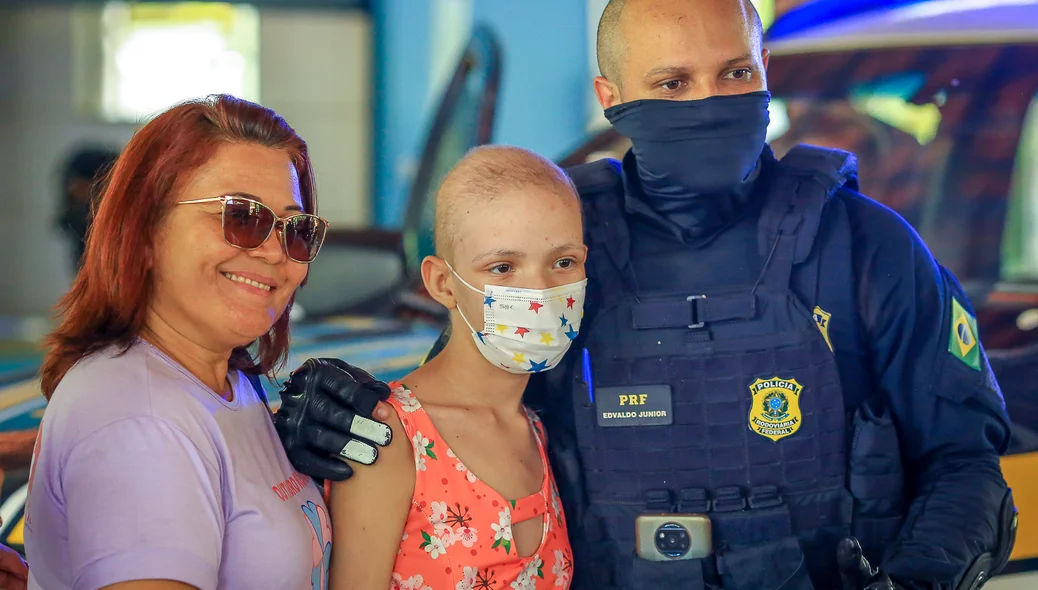 “Policiais contra o Câncer Infantil” é realizada pela PRF em Teresina nesta quinta