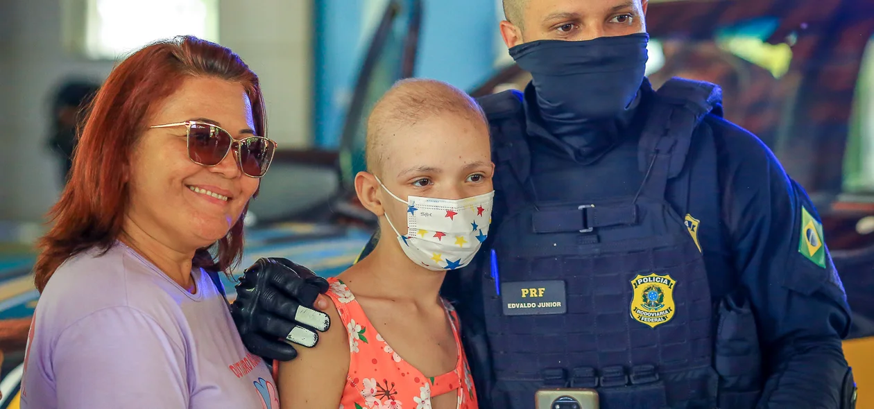 “Policiais contra o Câncer Infantil” é realizada pela PRF em Teresina nesta quinta