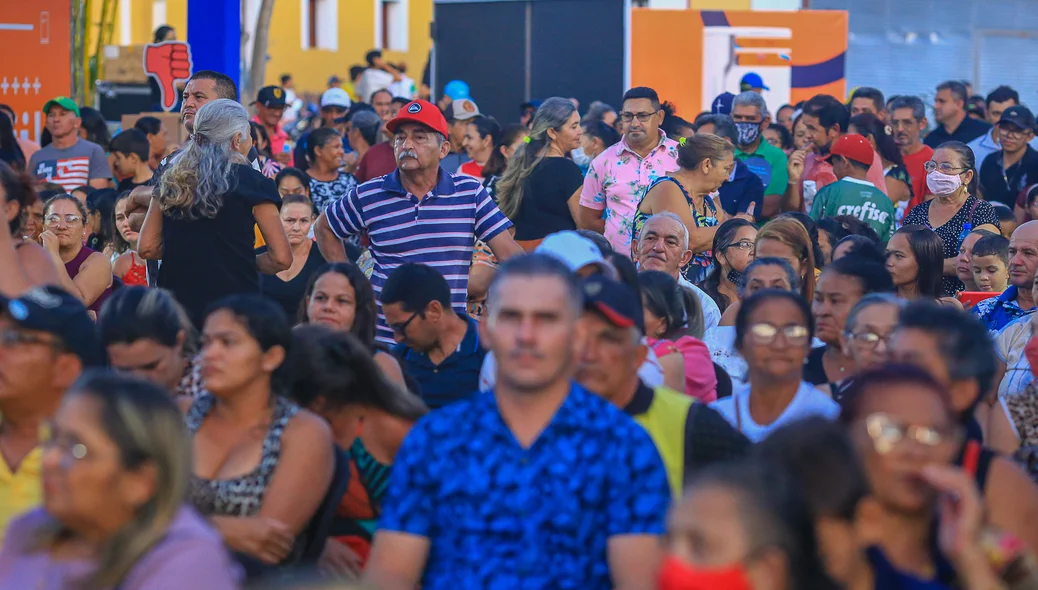 População compareceu em peso ao sorteio