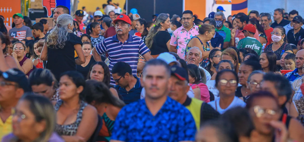 População compareceu em peso ao sorteio
