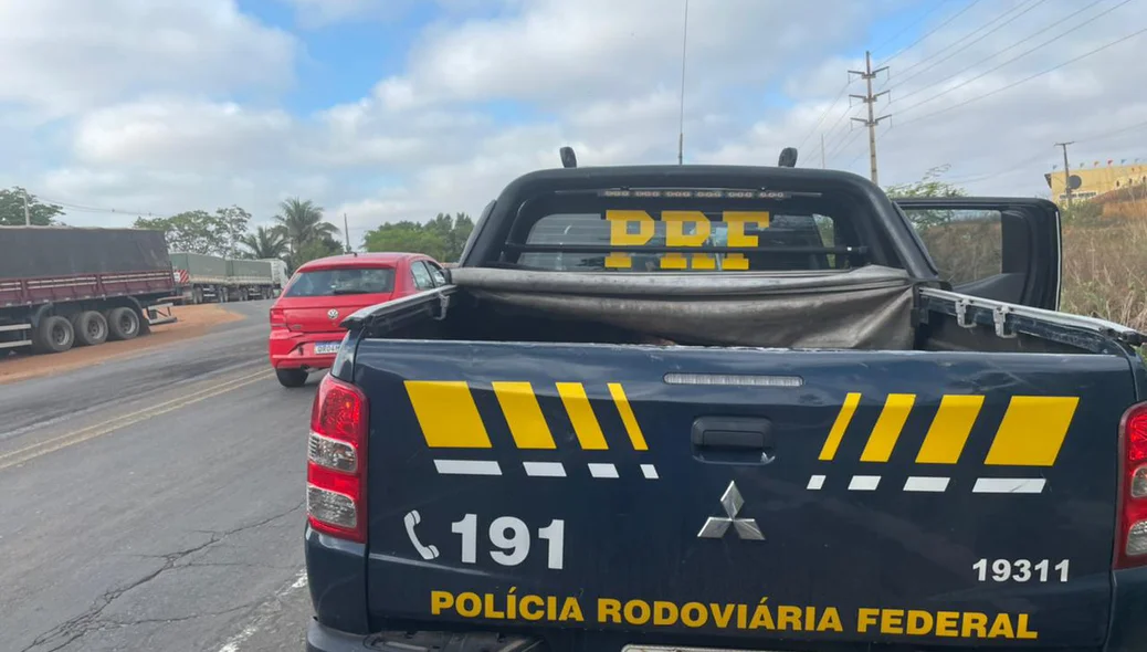 PRF no local do acidente