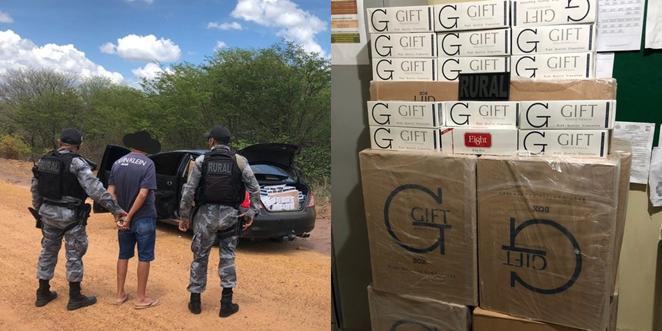 Prisão e apreensão na zona rural de Picos