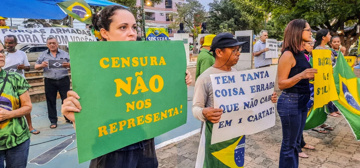 Protesto contra o resultado das urnas