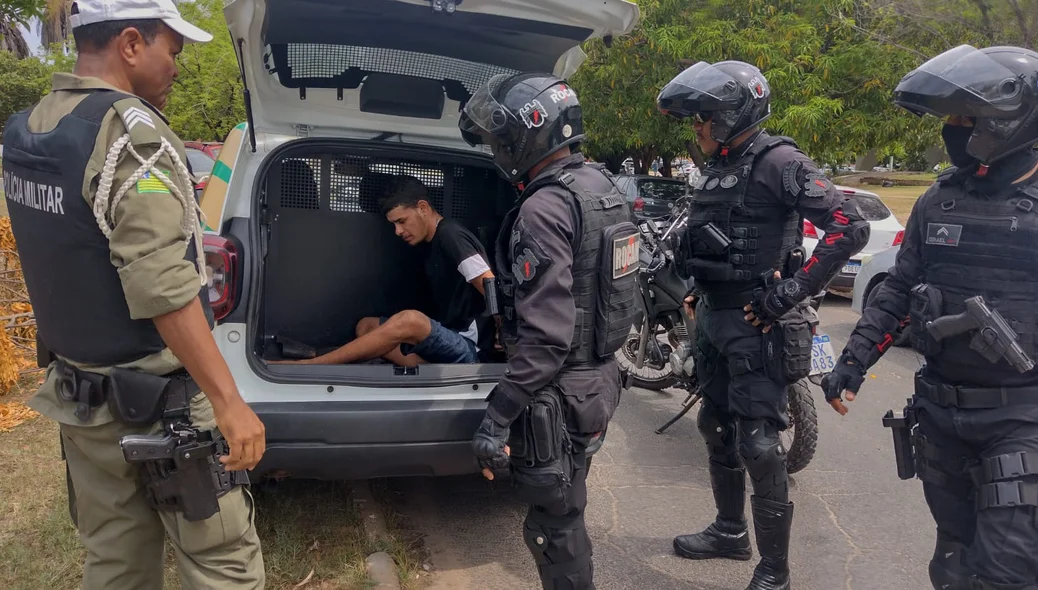 Railson da Silva Rodrigues foi preso pelos policiais do BPTRAN