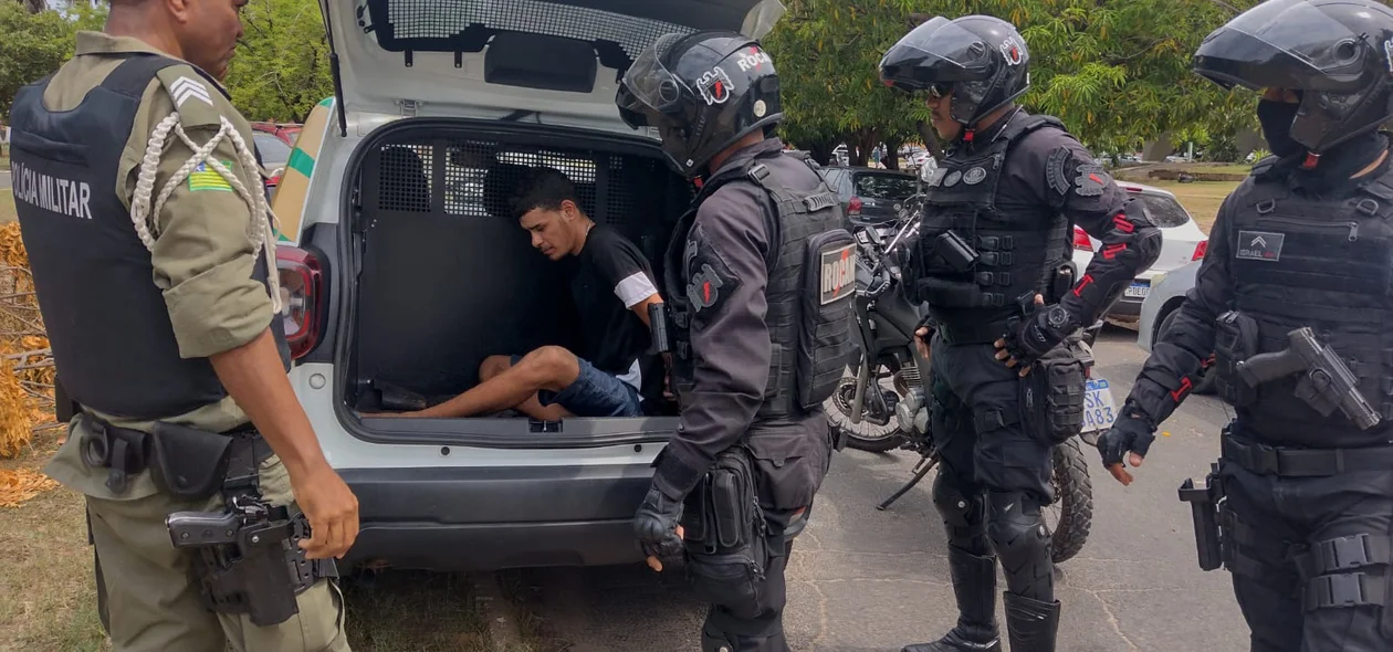 Railson da Silva Rodrigues foi preso pelos policiais do BPTRAN