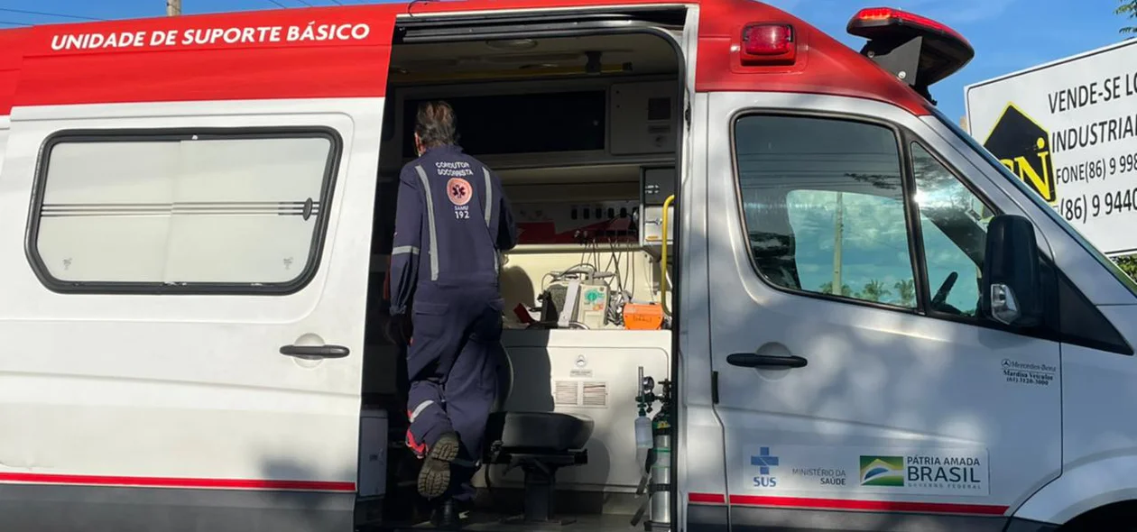 Samu foi acionado para atender a ocorrência