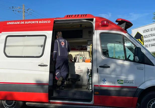 Samu foi acionado para atender a ocorrência
