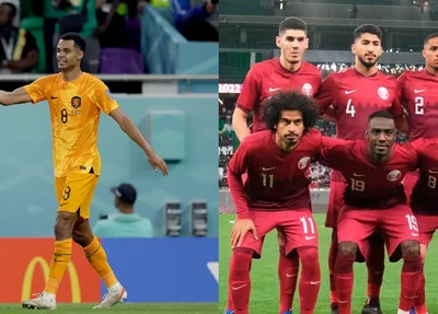 Seleção da Holanda e do Catar na Copa do Mundo 2022
