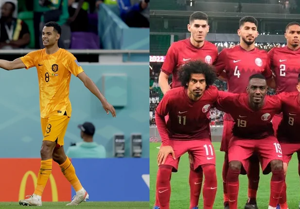 Seleção da Holanda e do Catar na Copa do Mundo 2022