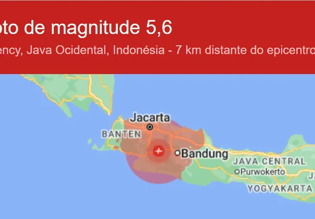 Terremoto na Indonésia