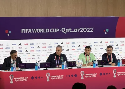 Tite em coletiva da Copa do Mundo do Catar