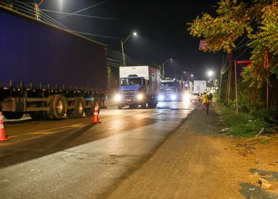 Trânsito voltou a fluir na rodovia
