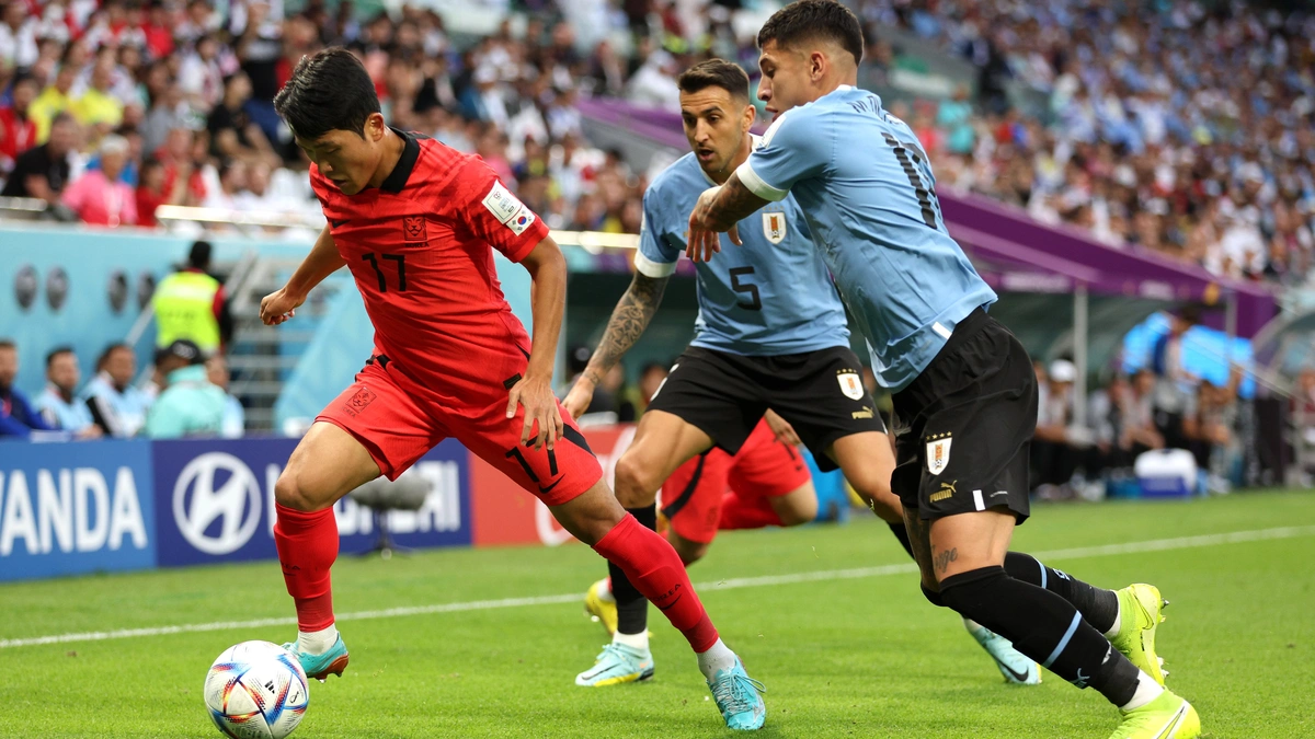Uruguai e Correia do Sul pela Copa do Mundo do Catar