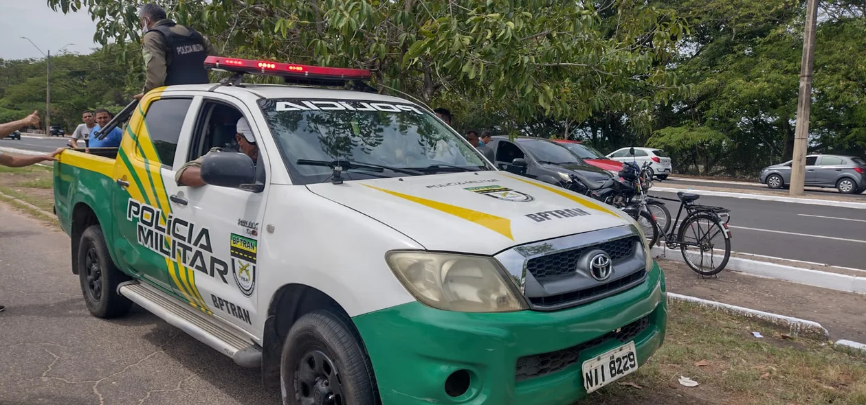 Viatura do BPTRAN em Teresina