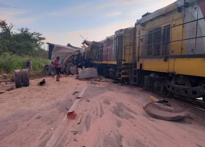 Acidente deixou maquinista morto na BR 343, em Altos