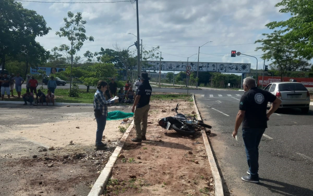 Acidente envolvendo vítima fatal na Avenida dos Ipês em Teresina