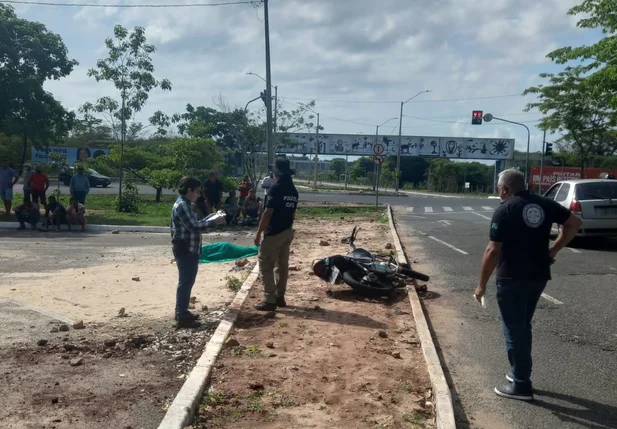 Acidente envolvendo vítima fatal na Avenida dos Ipês em Teresina