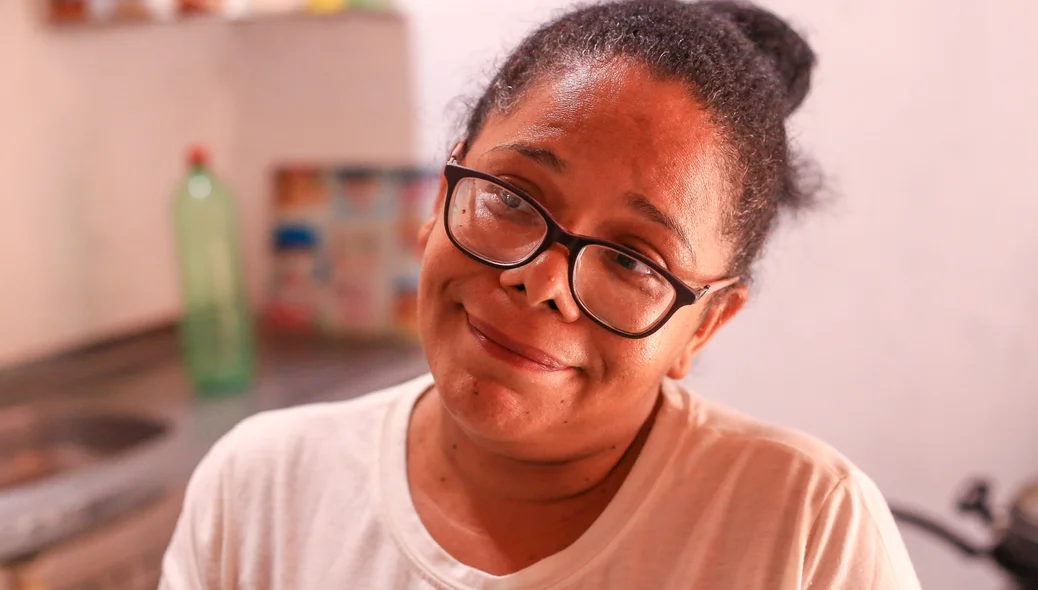 Amanda Barros, de 40 anos, ganhou uma geladeira nova