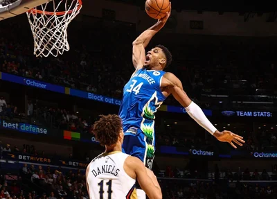 Antetokounmpo faz duplo-duplo contra o Pelicans