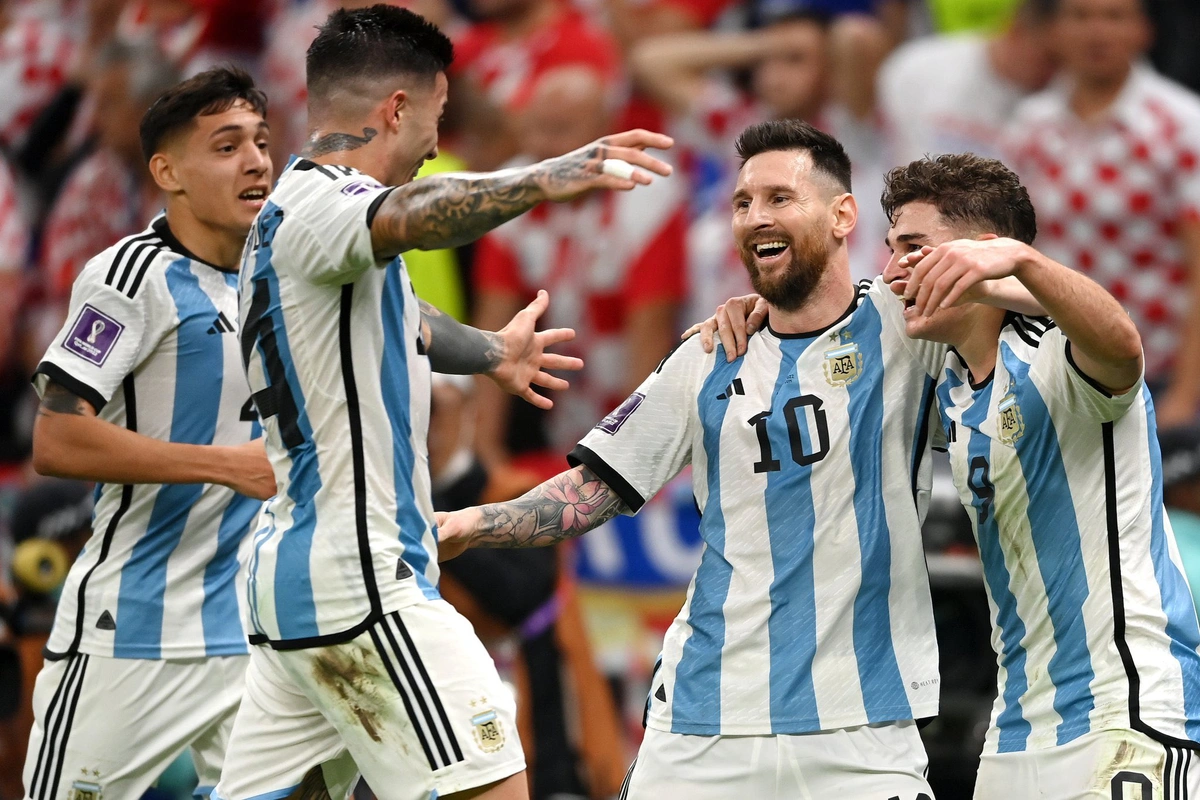 Argentinos comemoram classificação