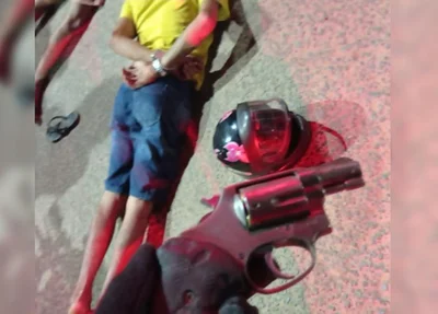 Arma apreendida com os bandidos em Timon