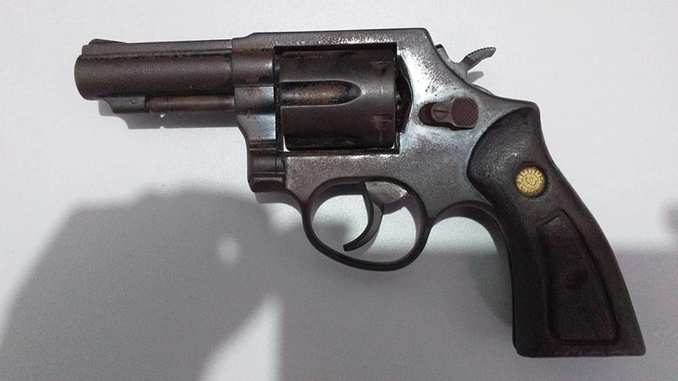 Arma apreendida em Luís Correia