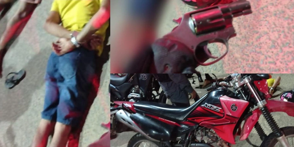 Bandidos que balearam PM no Lourival são presos com arma e moto em Timon