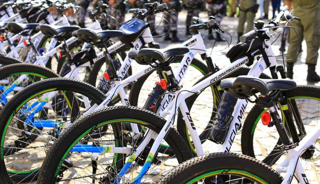 Bicicletas novas para o ciclo patrulhamento no estado do Piauí